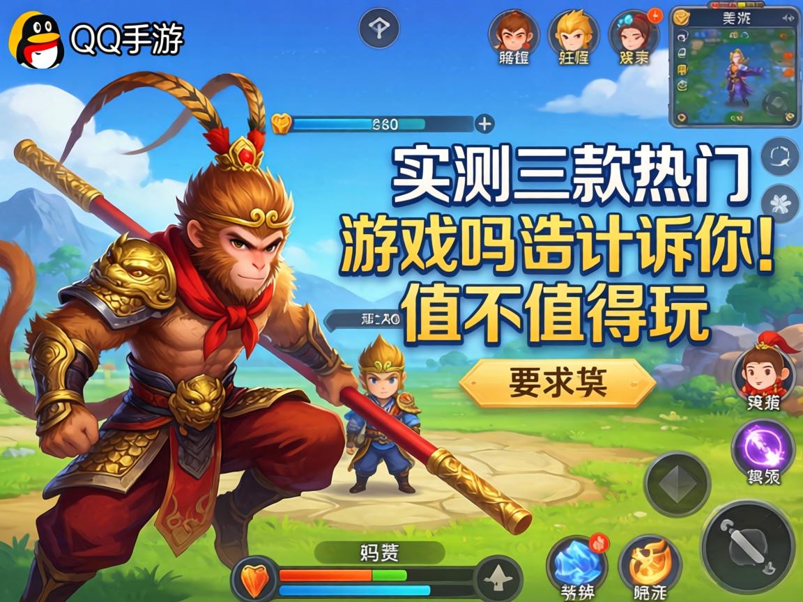 实测三款热门游戏告诉你值不值得玩