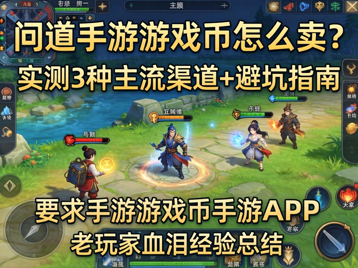 问道手游游戏币怎么卖