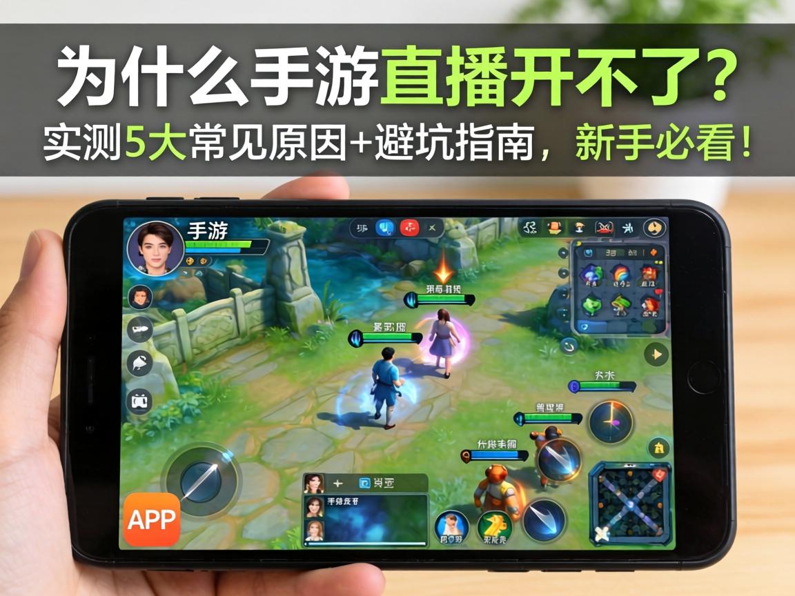 为什么手游直播开不了