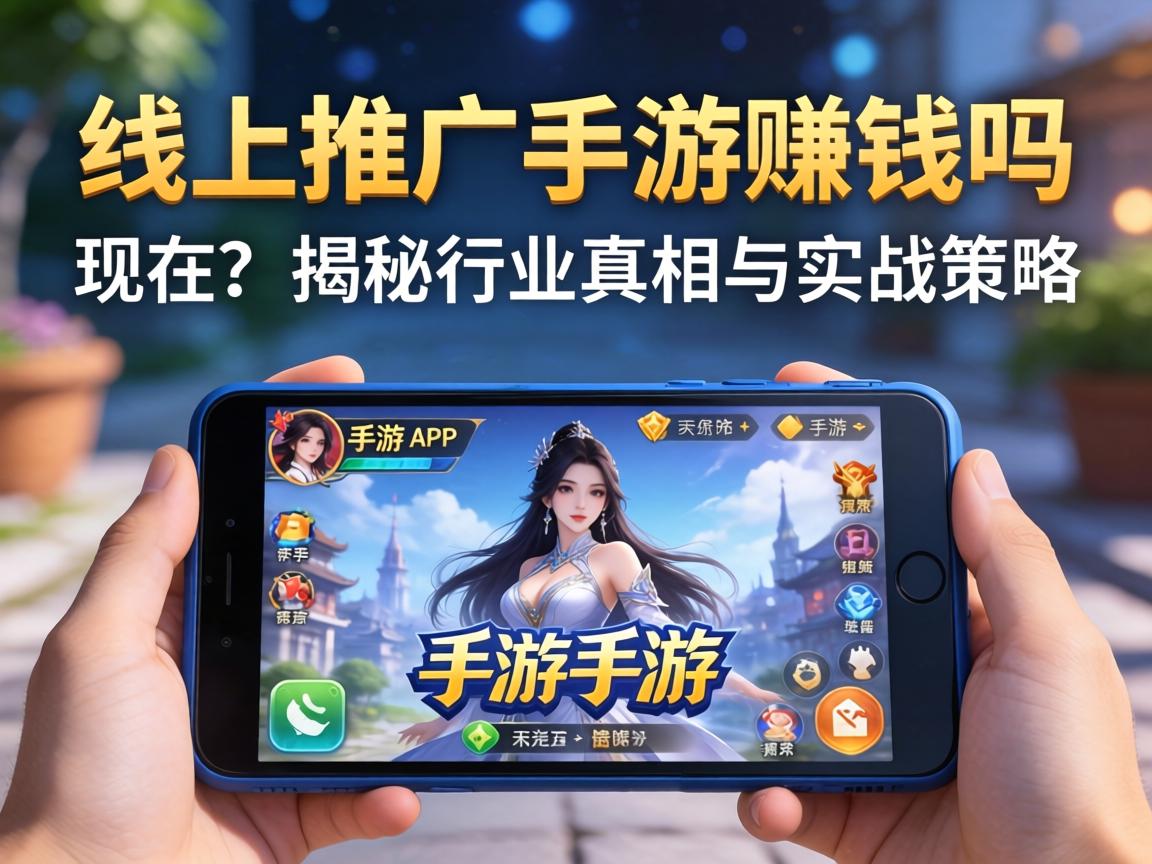 线上推广手游赚钱吗现在?揭秘行业真相与实战策略 线上推广手游赚钱吗现在