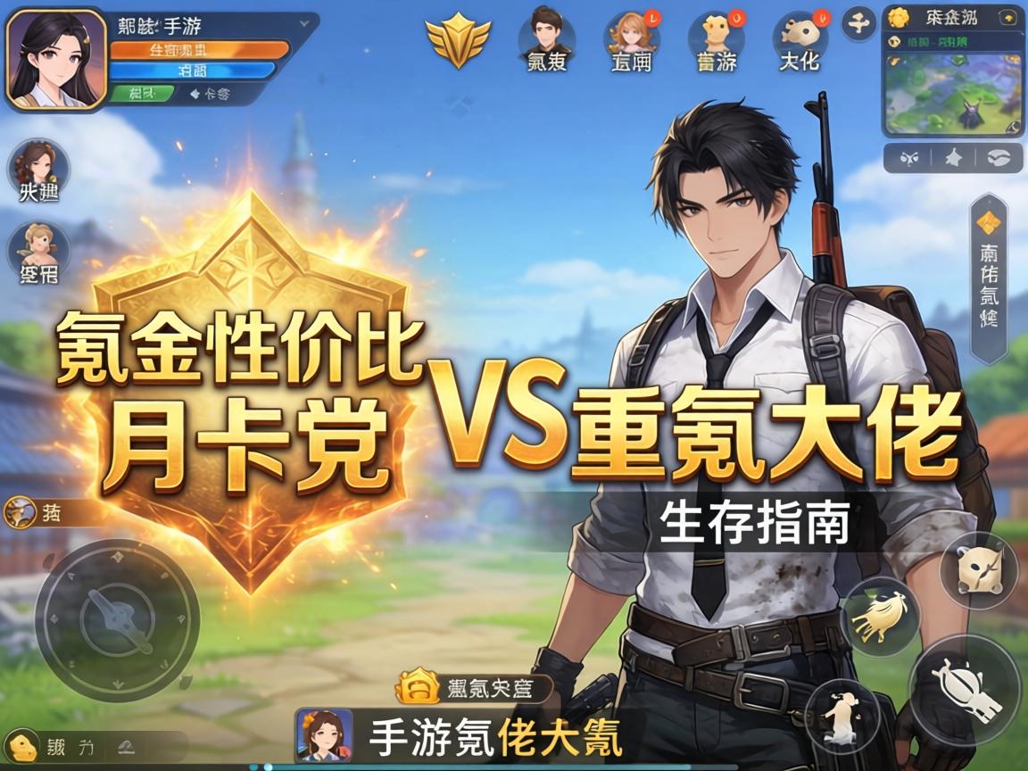 一、氪金性价比,月卡党VS重氪大佬的生存指南 月卡党VS重氪大佬的生存指南