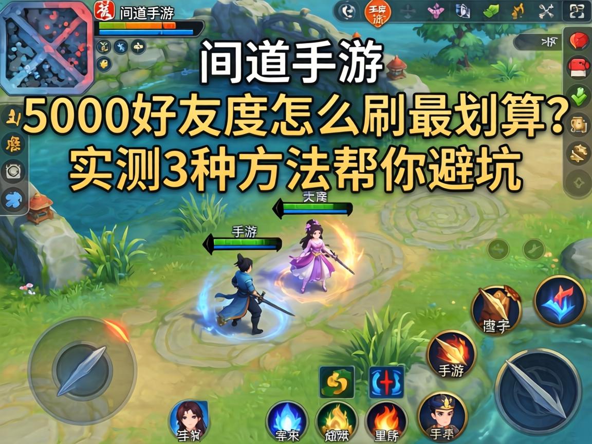 问道手游5000好友度怎么刷最划算