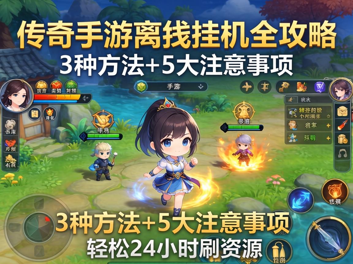 传奇手游离线挂机全攻略
