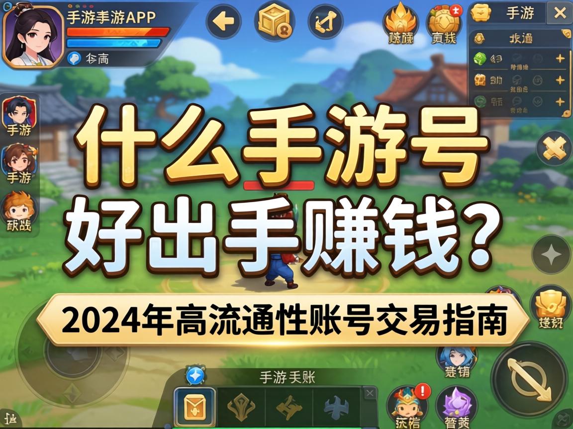 什么手游号好出手赚钱?2024年高流通性账号交易指南 2024年高流通性账号交易指南