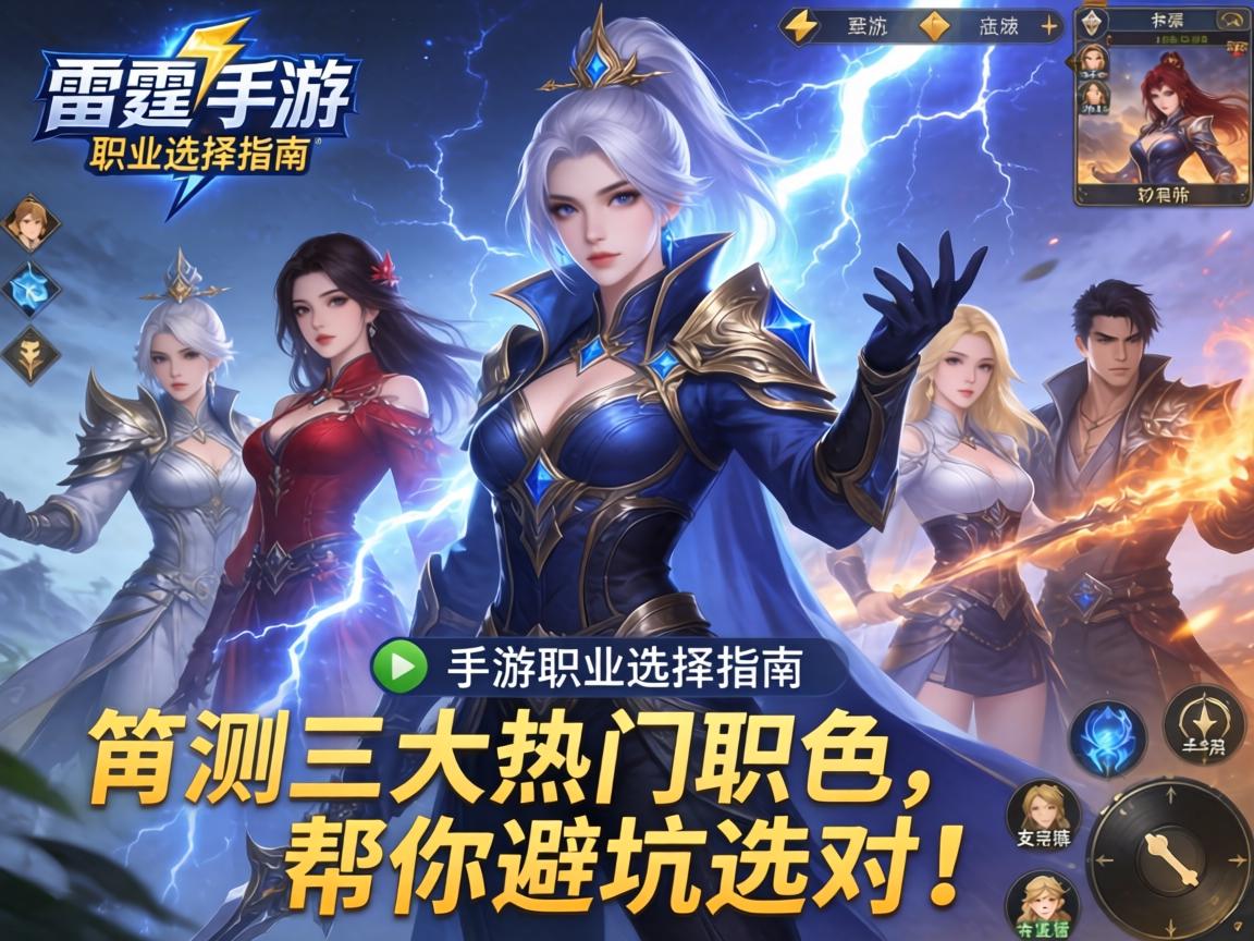 雷霆手游职业选择指南