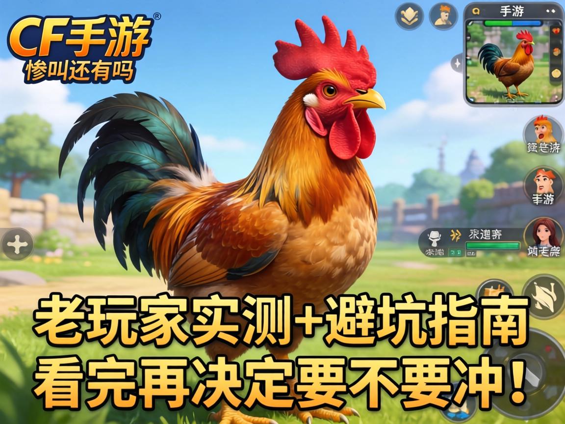 CF手游惨叫鸡还有吗?老玩家实测+避坑指南,看完再决定要不要冲! CF手游惨叫鸡还有吗
