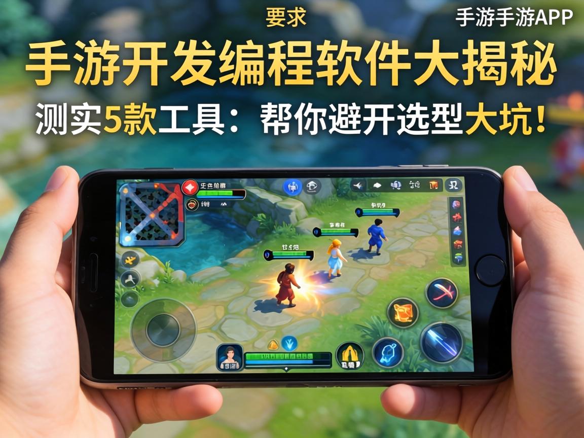 手游开发编程软件大揭秘,实测5款工具,帮你避开选型大坑! 手游开发编程软件大揭秘