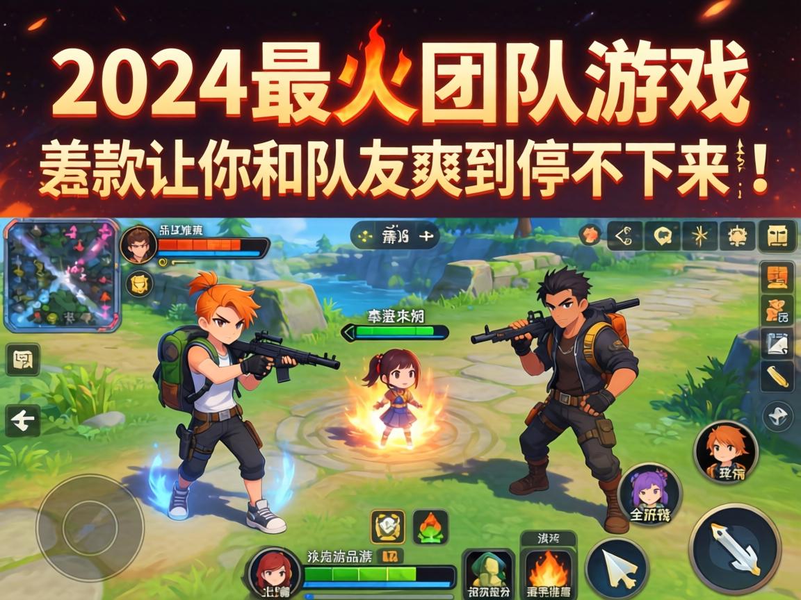 2024最火团队游戏手游实测推荐