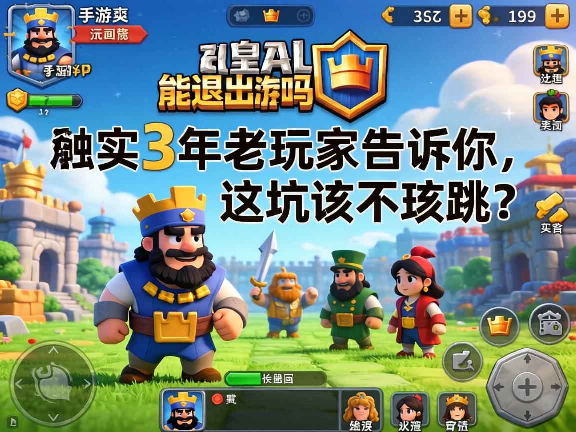 皇室战争能退出吗手游?实测3年老玩家告诉你,这坑该不该跳? 皇室战争能退出吗手游
