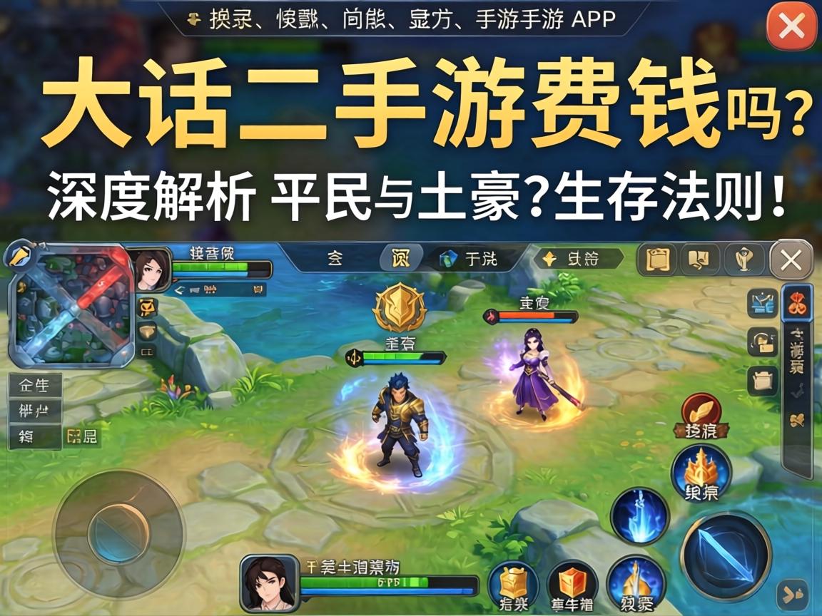 大话二手游费钱吗?深度解析平民与土豪的生存法则 深度解析平民与土豪的生存法则