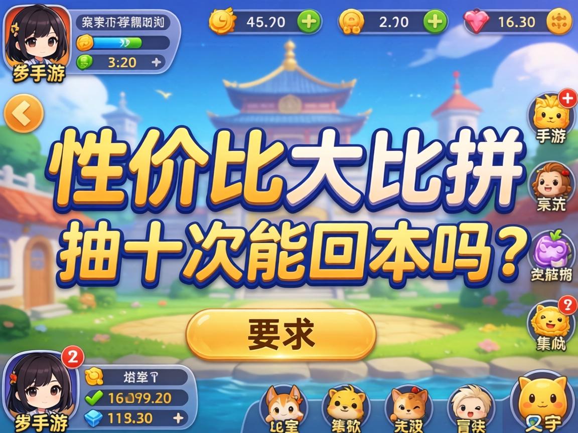 一、性价比大比拼,抽十次能回本吗? 抽十次能回本吗