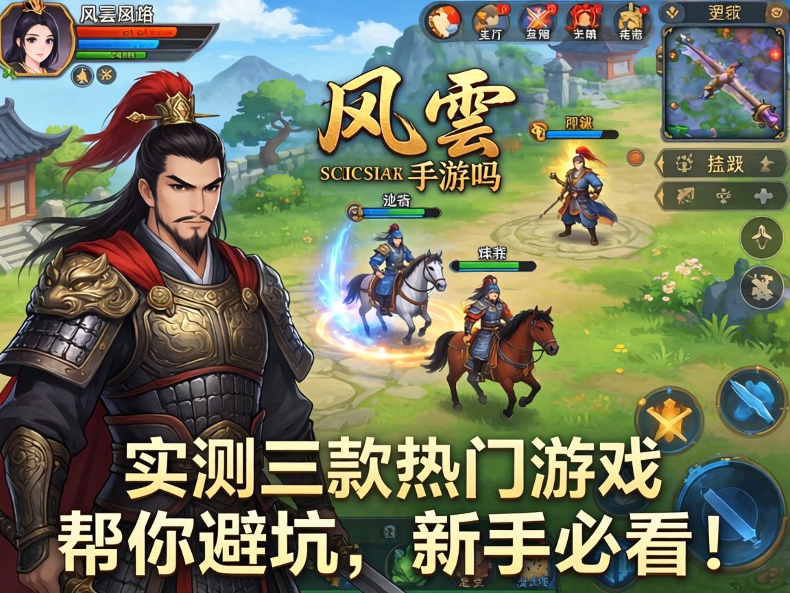 战国风云有手游吗？实测三款热门游戏帮你避坑，新手必看！