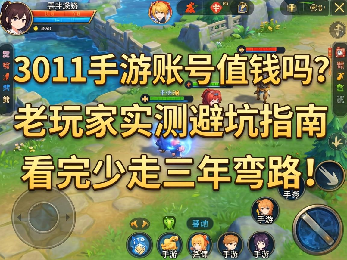 3011手游账号值钱吗