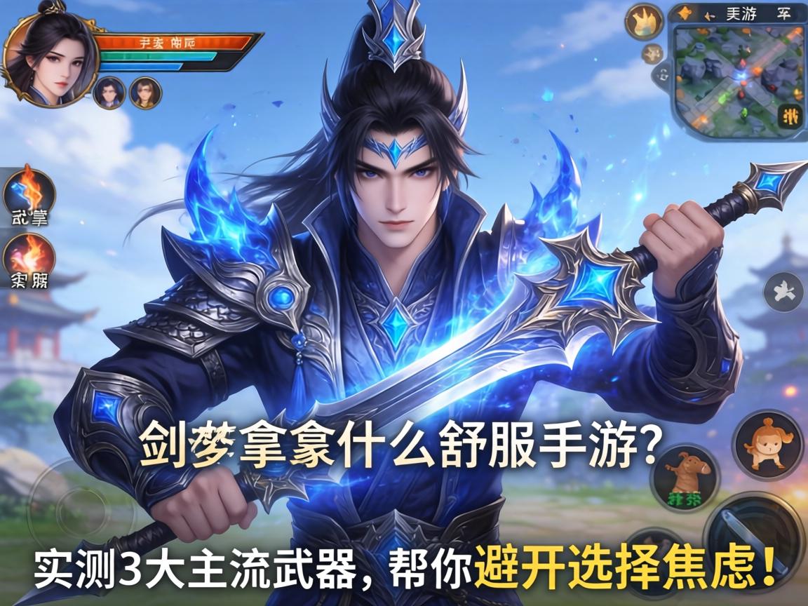 剑魔拿什么武器舒服手游