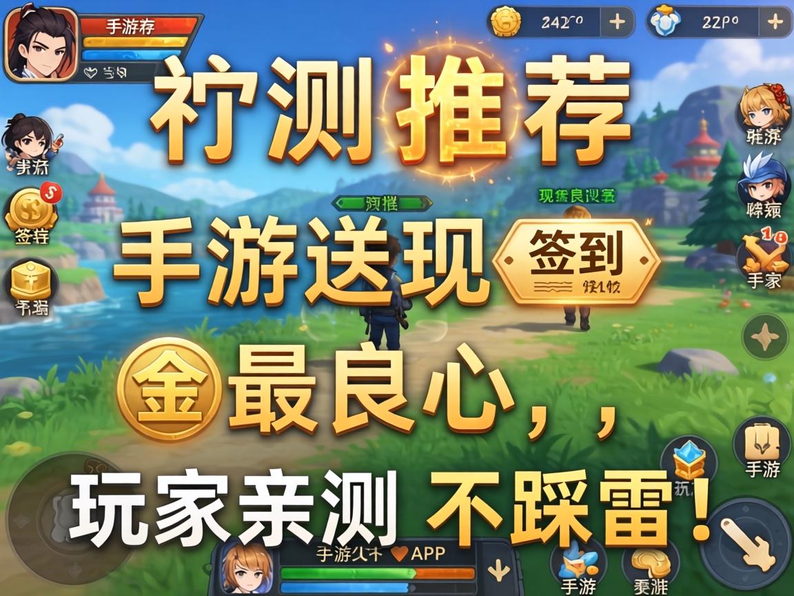 这些手游签到送现金最良心