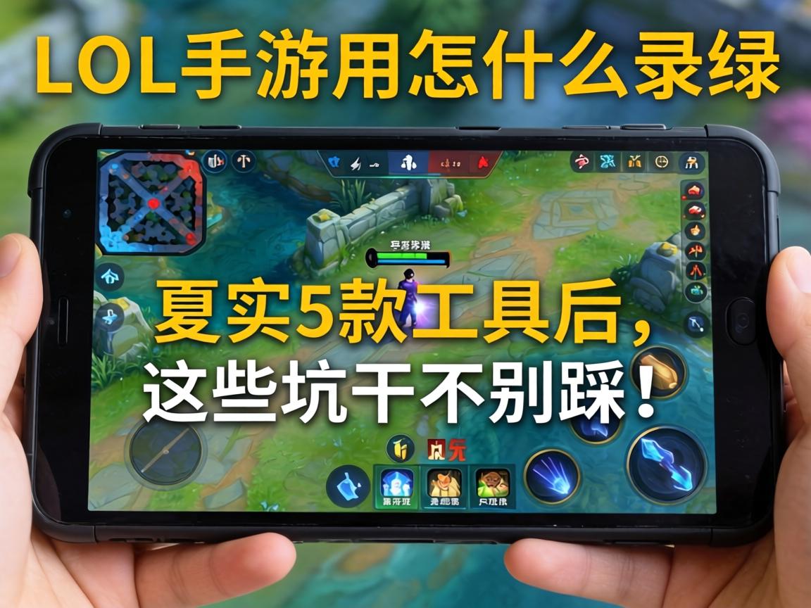 LOL手游用什么录屏?实测5款工具后,这些坑千万别踩! LOL手游用什么录屏
