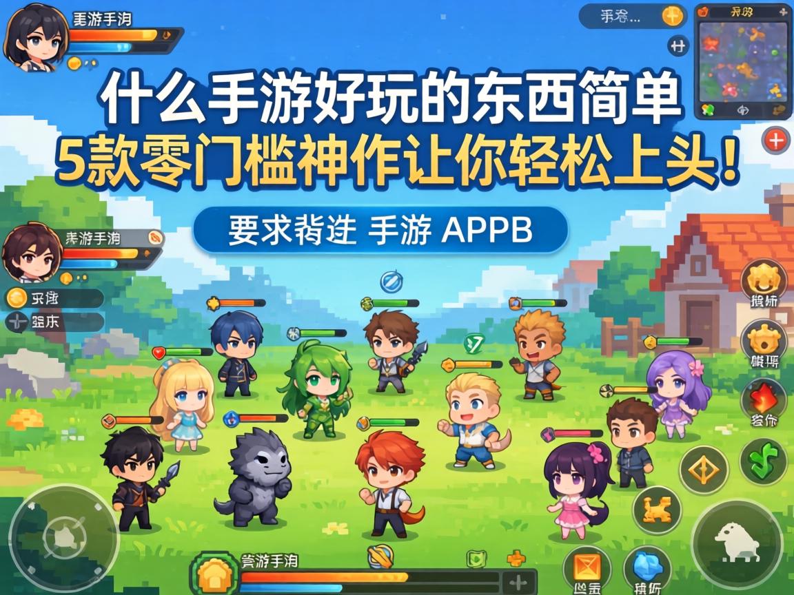 这5款零门槛神作让你轻松上头