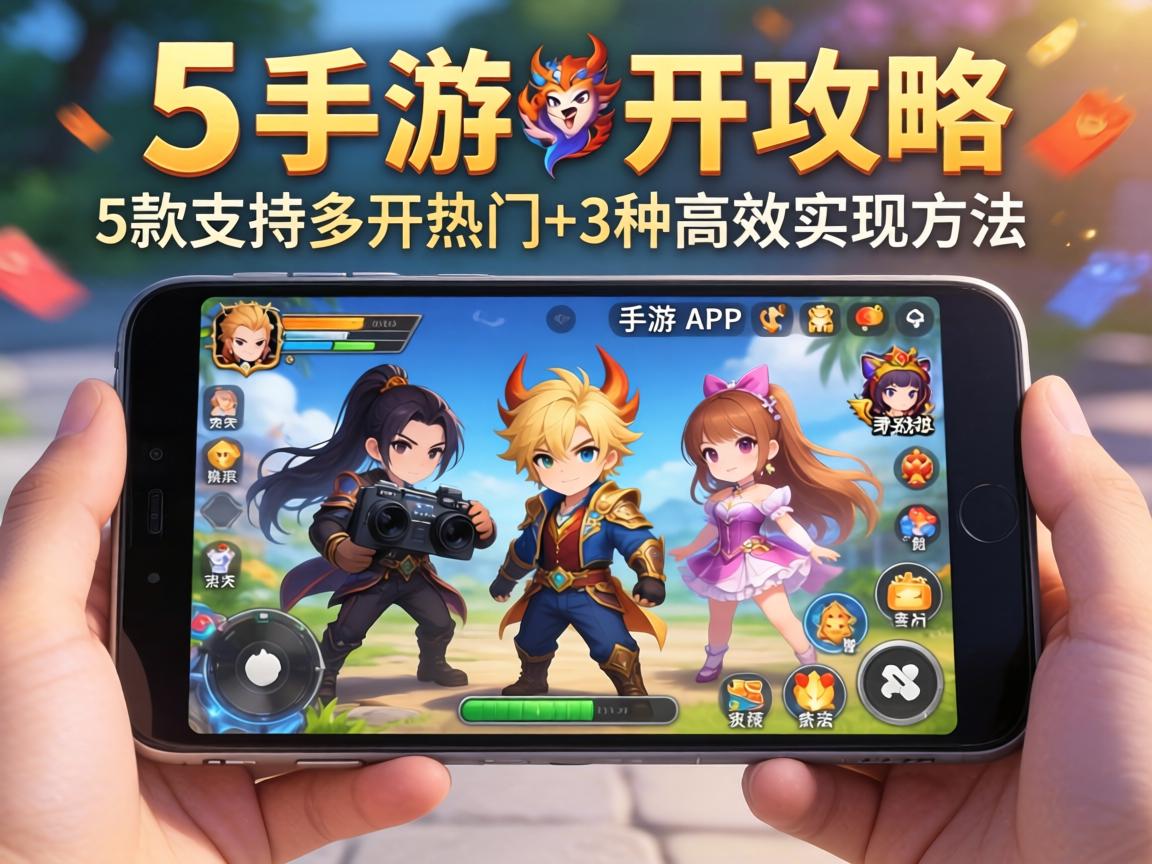 手游多开攻略,5款支持多开的热门游戏+3种高效实现方法 5款支持多开的热门游戏