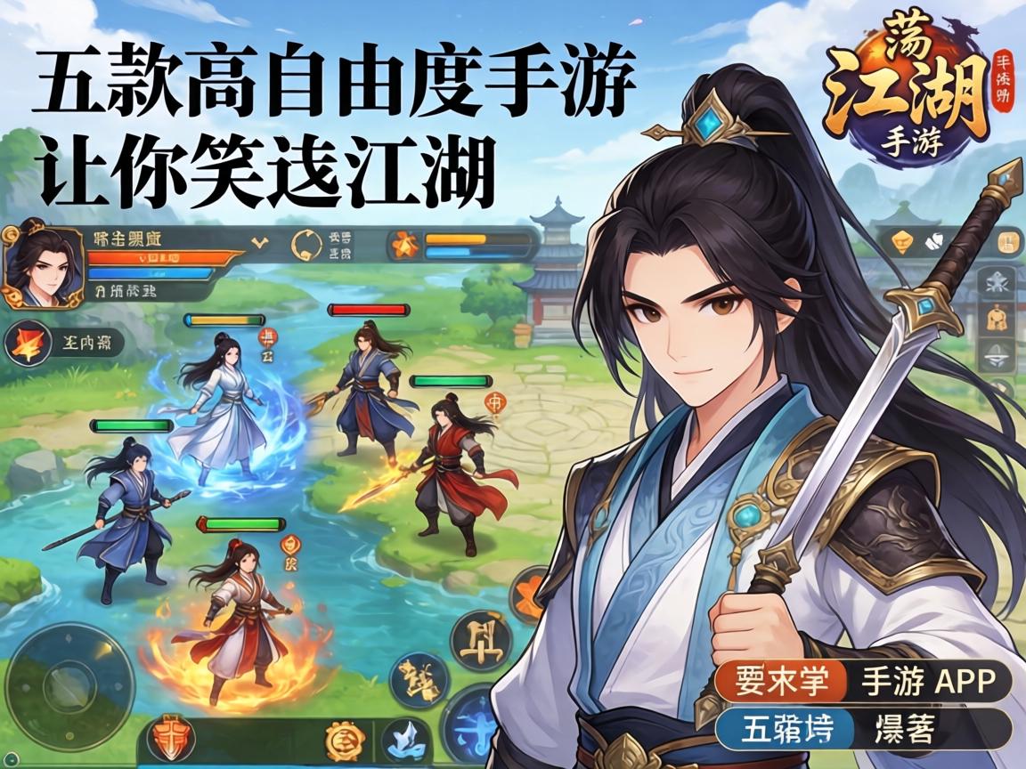这五款高自由度武侠手游让你笑傲江湖