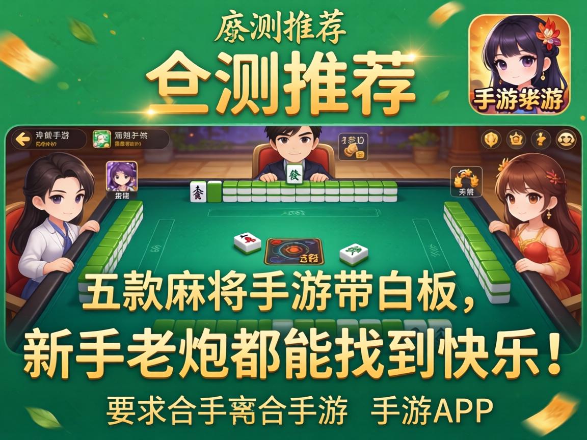 这五款麻将手游带白板