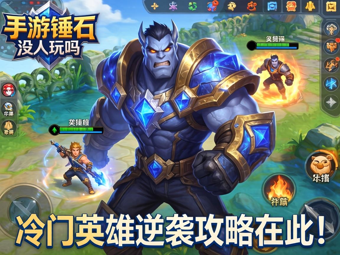 手游锤石没人玩吗?冷门英雄的逆袭攻略在此! 冷门英雄的逆袭攻略在此