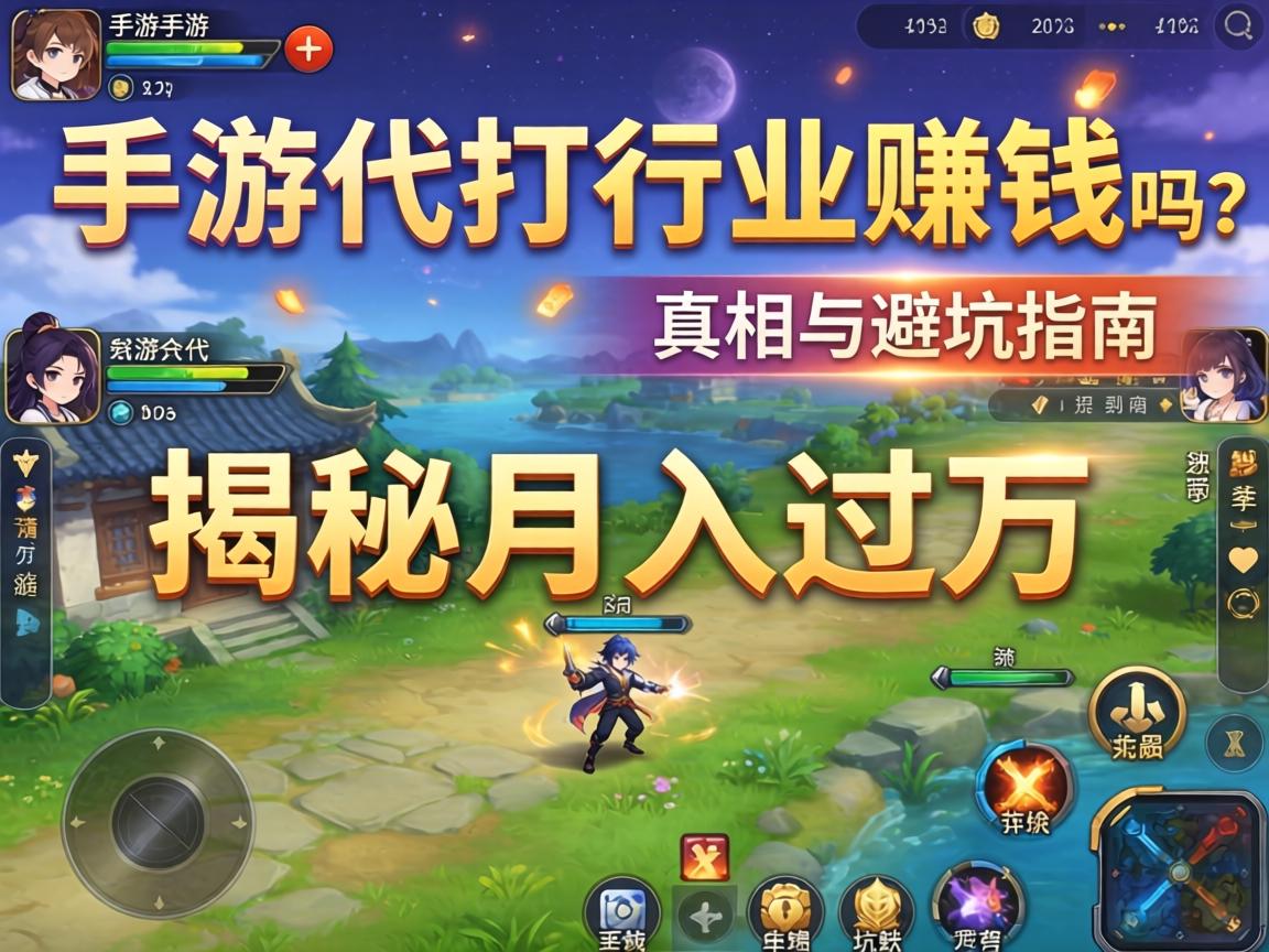 手游代打行业赚钱吗?揭秘月入过万的真相与避坑指南 揭秘月入过万的真相与避坑指南