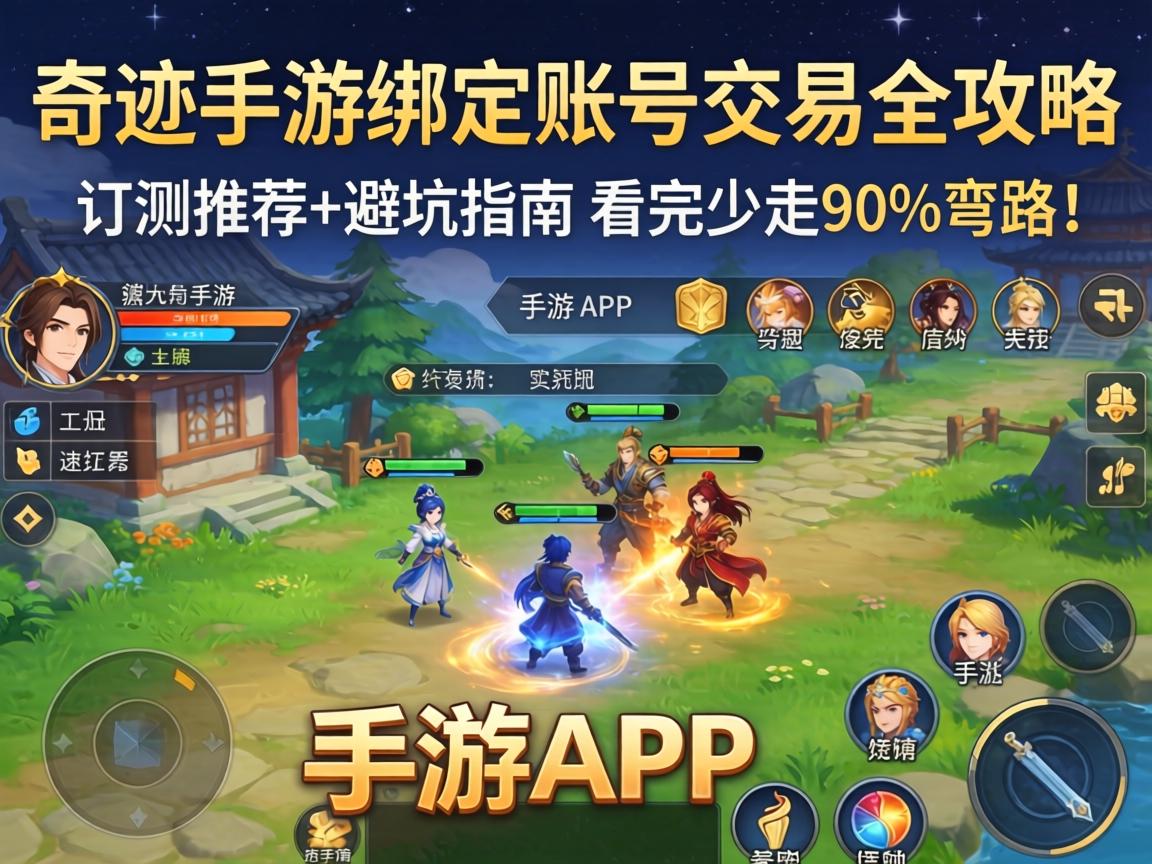 奇迹手游绑定账号交易全攻略,实测推荐+避坑指南,看完少走90%弯路! 奇迹手游绑定账号交易全攻略