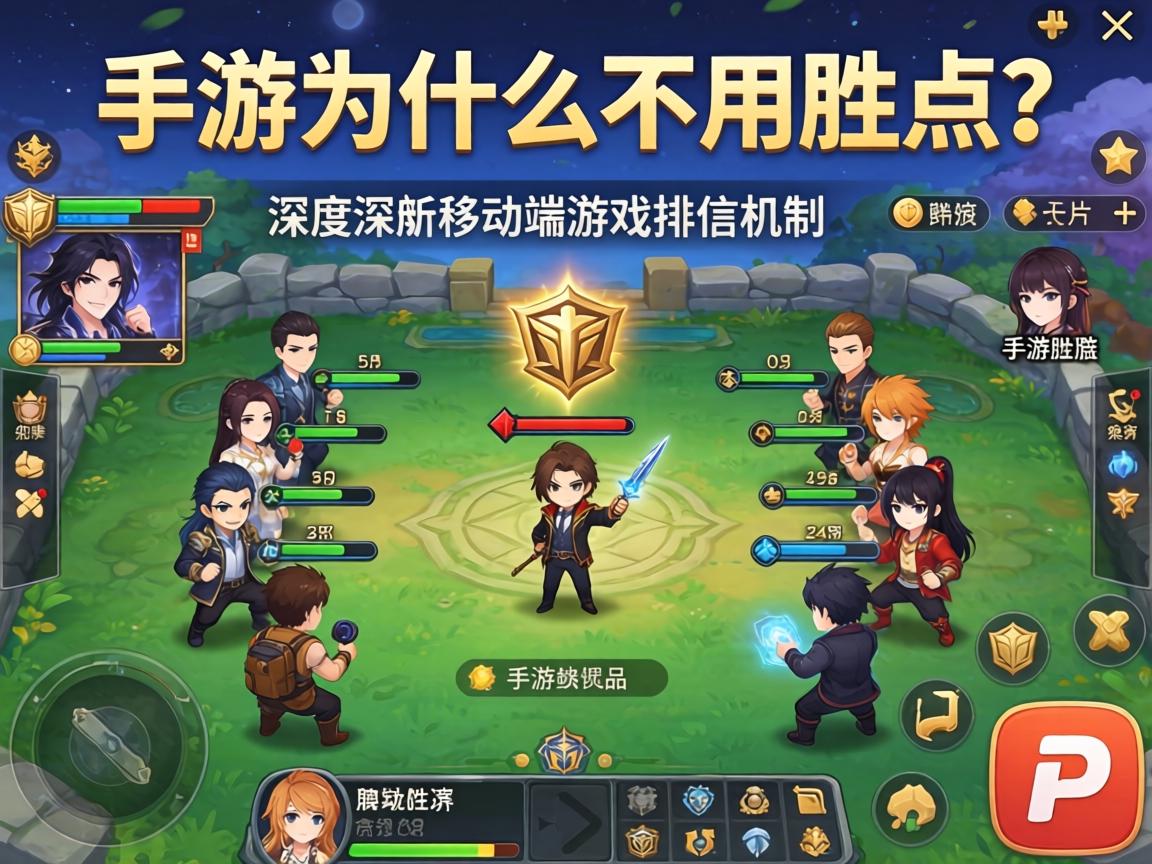深度解析移动端游戏排位机制的设计逻辑