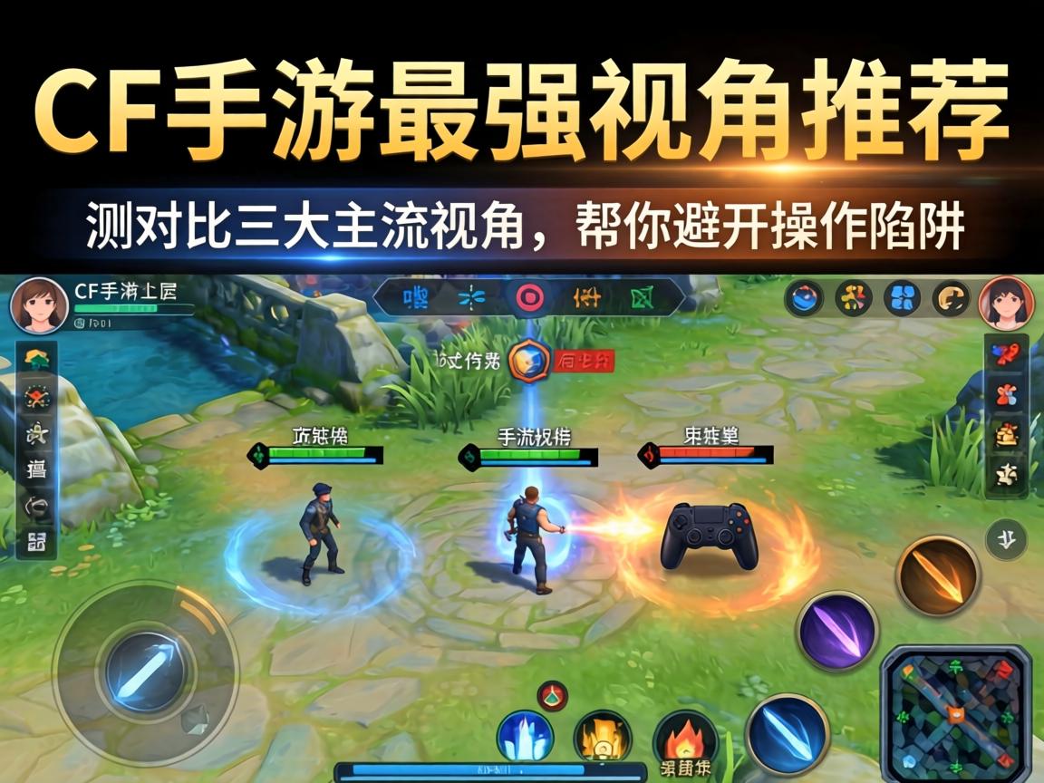 CF手游最强视角推荐,实测对比三大主流视角,帮你避开操作陷阱 CF手游最强视角推荐