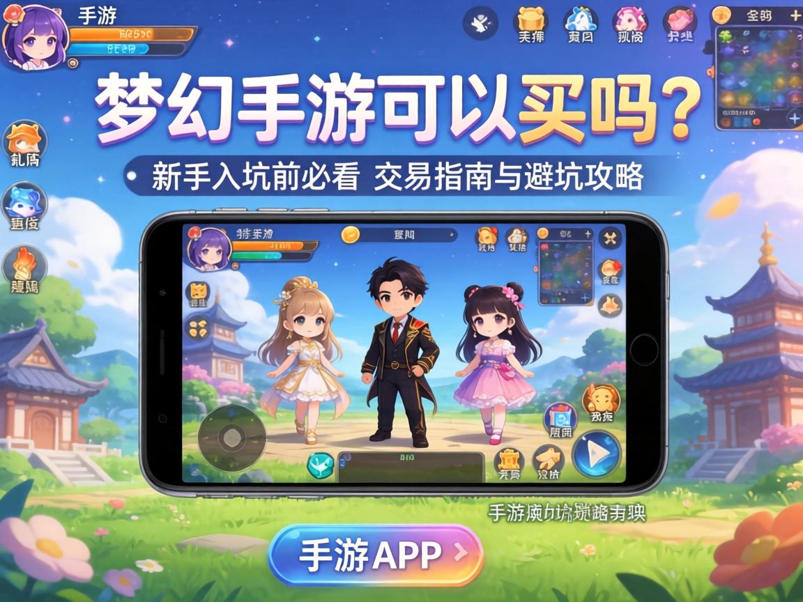 梦幻手游可以买吗?新手入坑前必看的交易指南与避坑攻略 新手入坑前必看的交易指南与避坑攻略