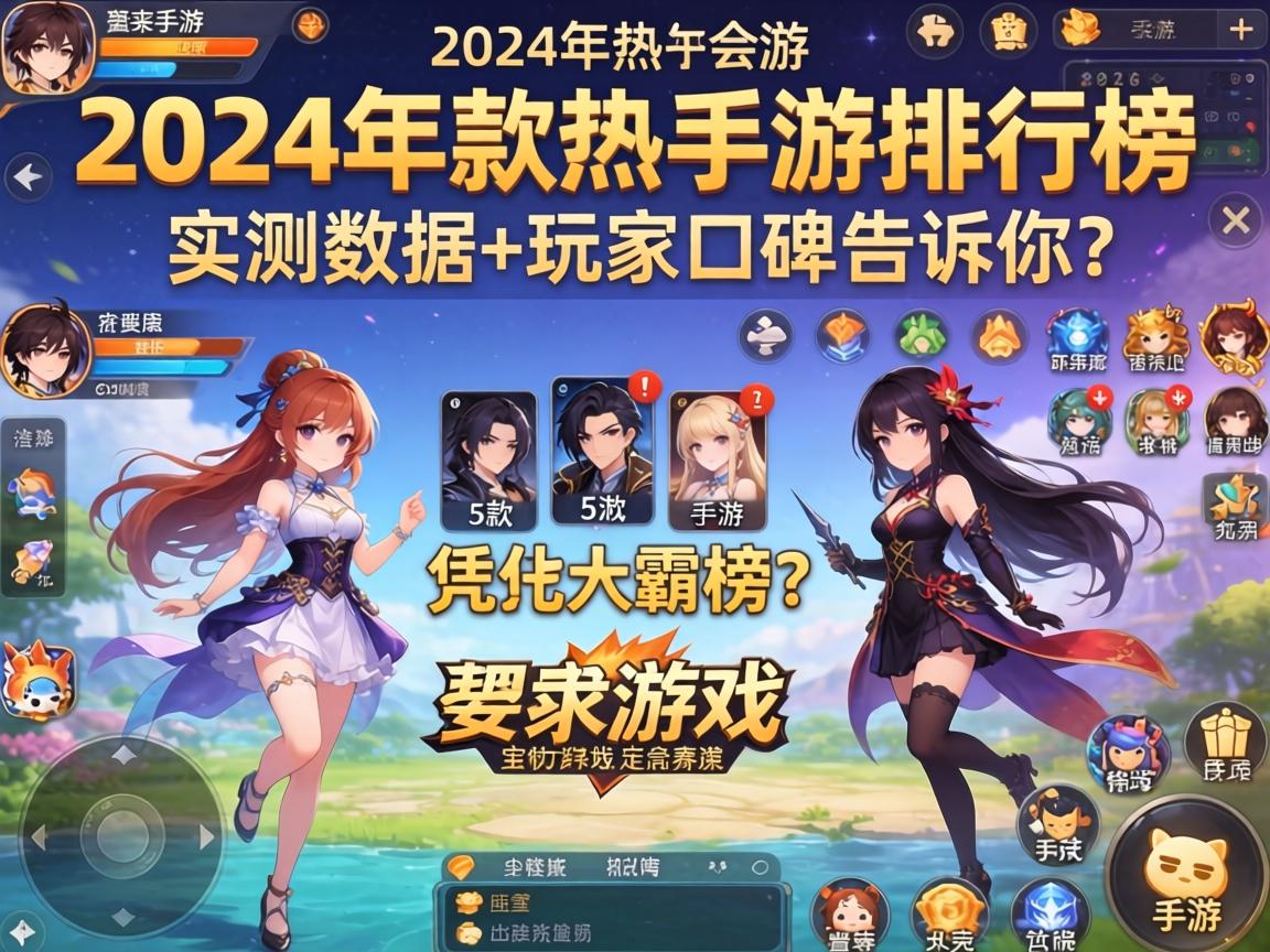 2024年最热手游排行榜