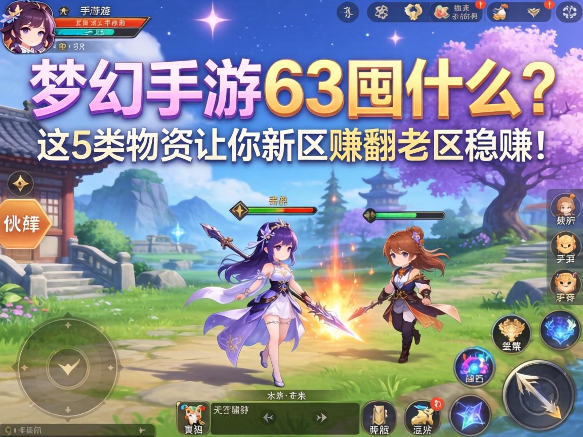 梦幻手游63囤什么?这5类物资让你新区赚翻老区稳赚! 这5类物资让你新区赚翻老区稳赚