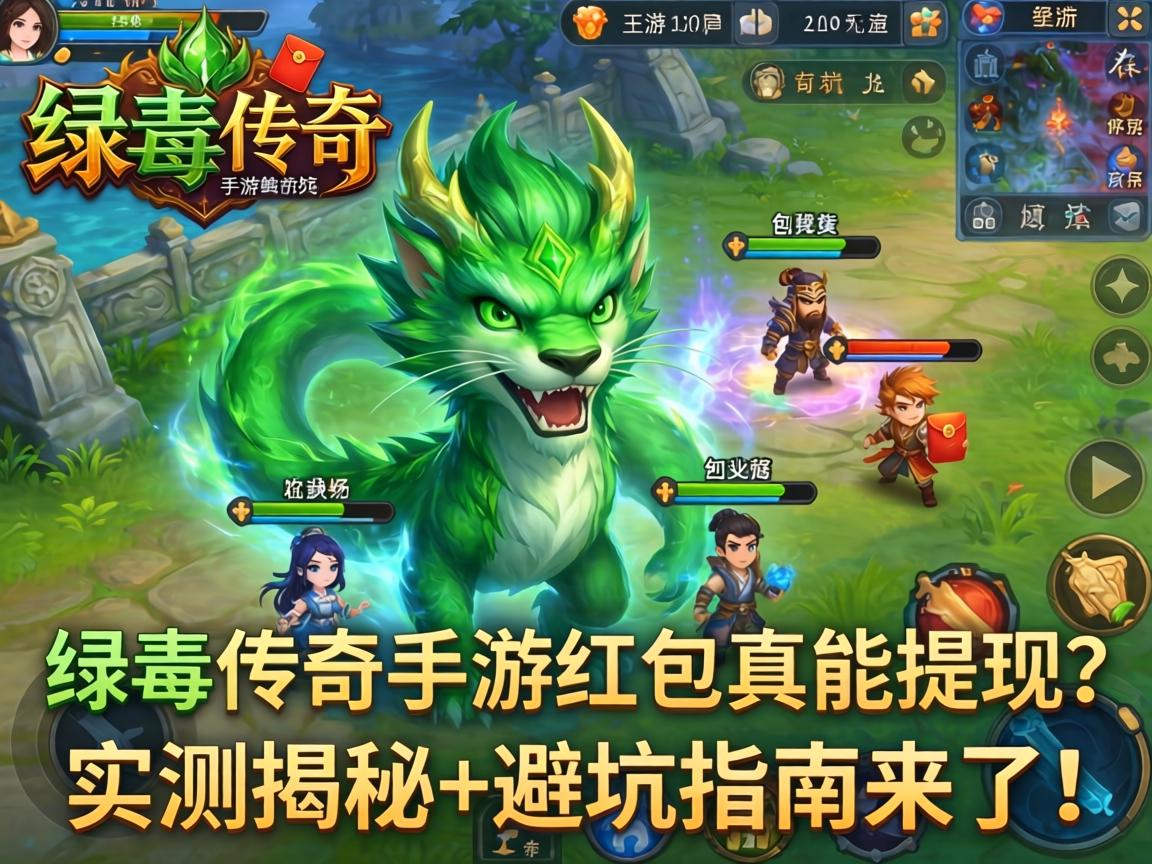 绿毒传奇手游红包真能提现
