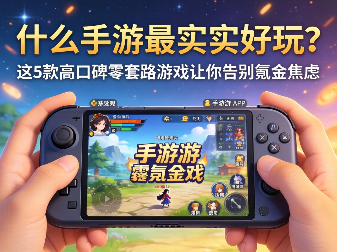 这5款高口碑零套路游戏让你告别氪金焦虑