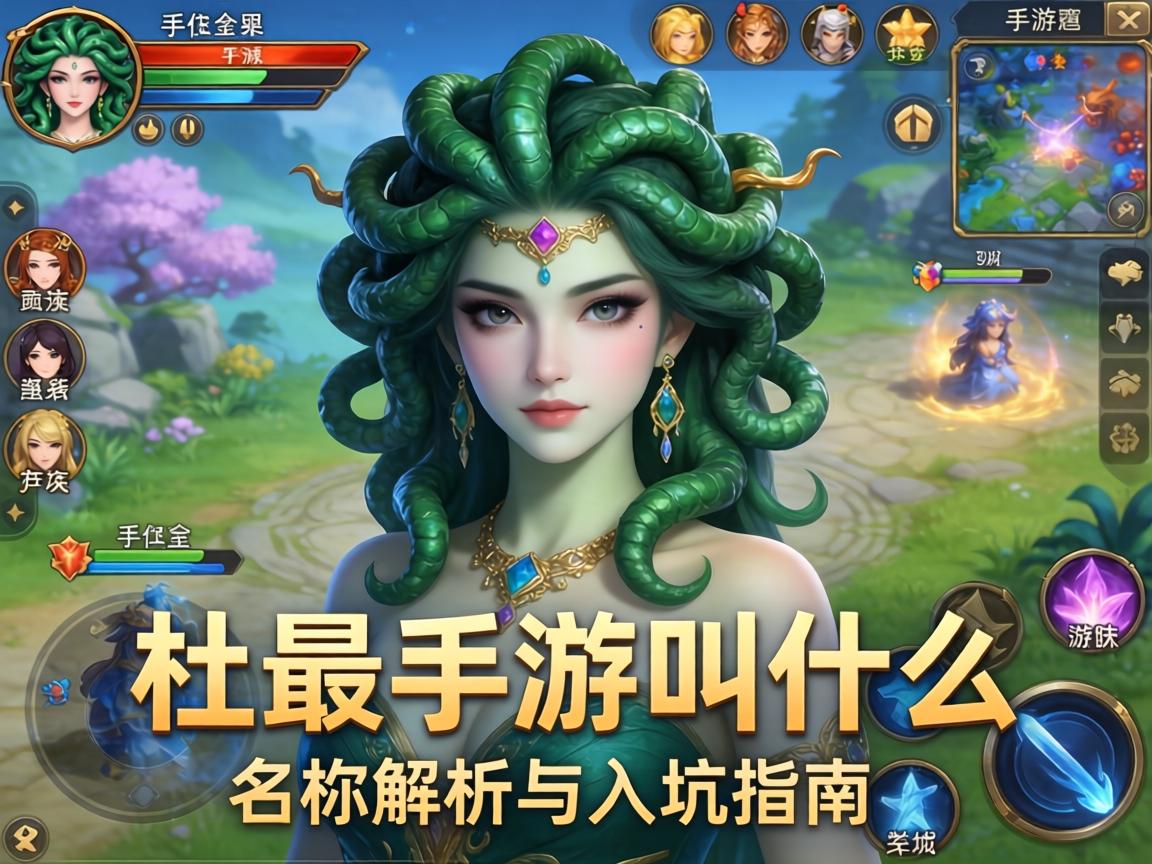 美杜莎手游叫什么?全网最全名称解析与入坑指南 全网最全名称解析与入坑指南