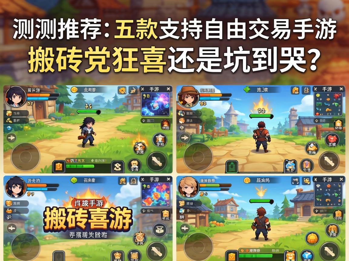 这五款支持自由交易的手游