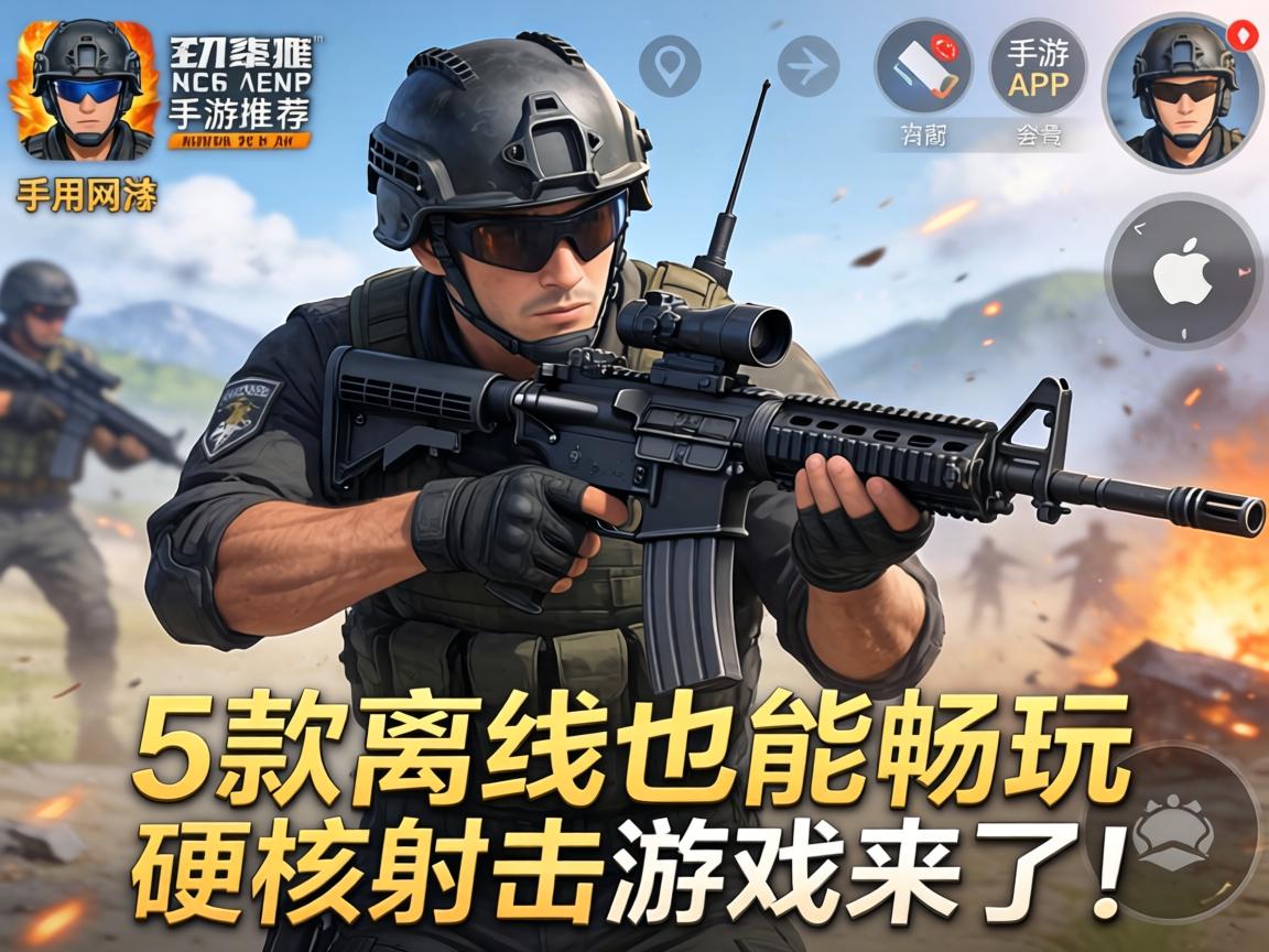这5款离线也能畅玩的硬核射击游戏来了