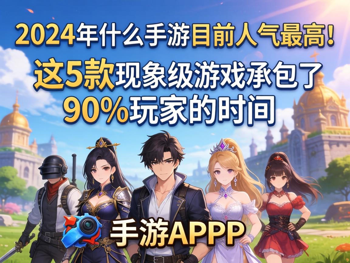 2024年什么手游目前人气最高?这5款现象级游戏承包了90%玩家的时间 2024年什么手游目前人气最高