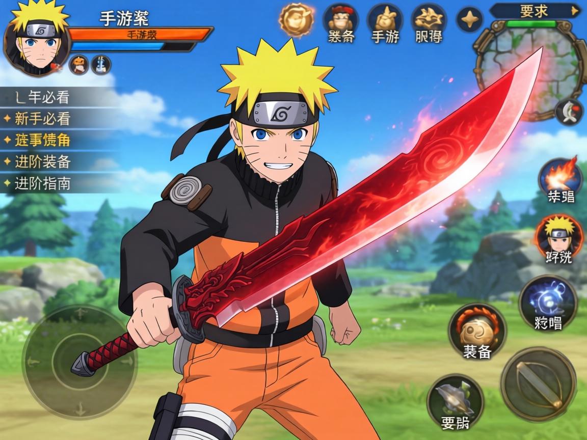 火影手游红色武器是什么