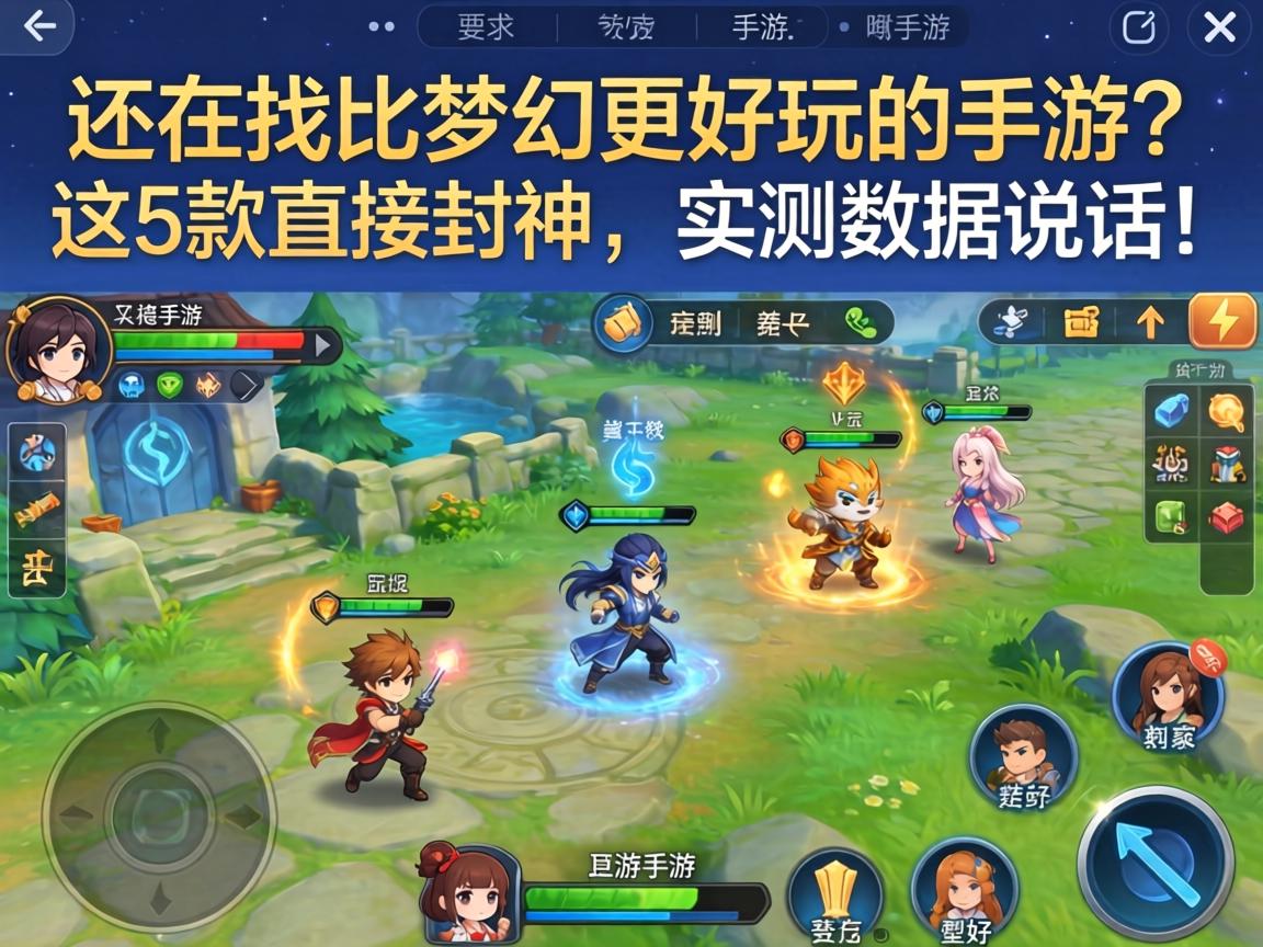 还在找比梦幻更好玩的手游