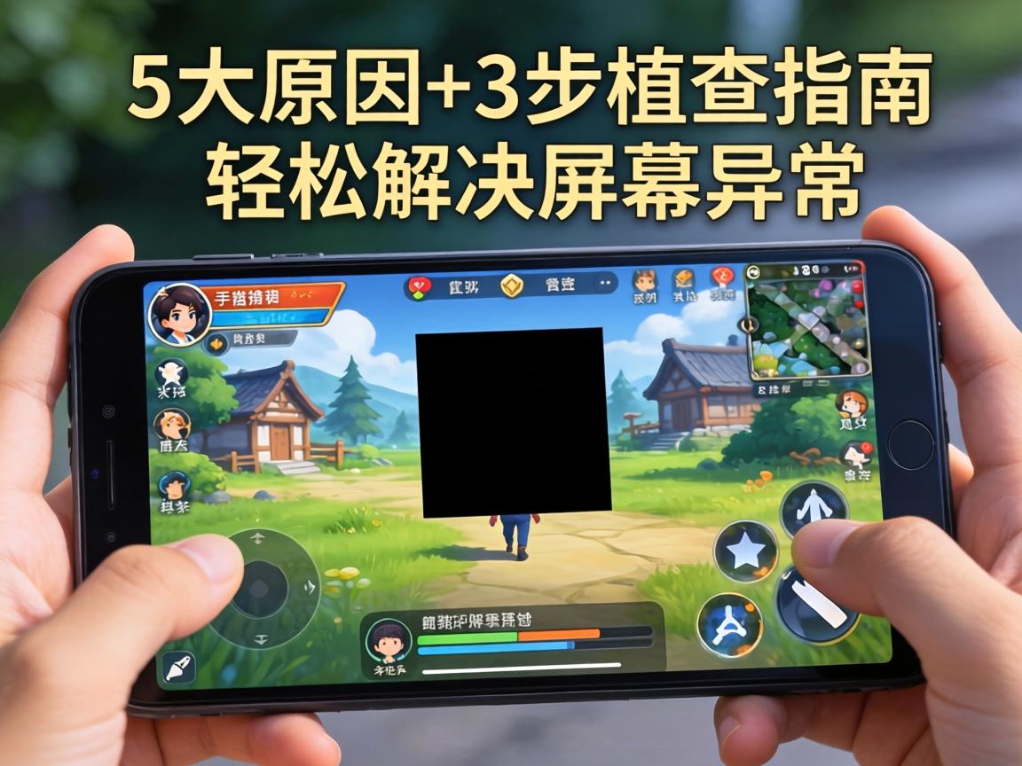 手游显示有黑块是什么
