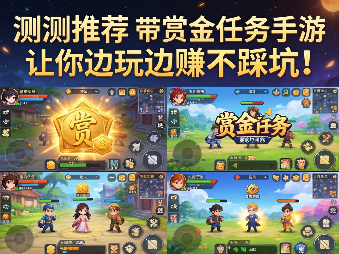 这五款带赏金任务的手游