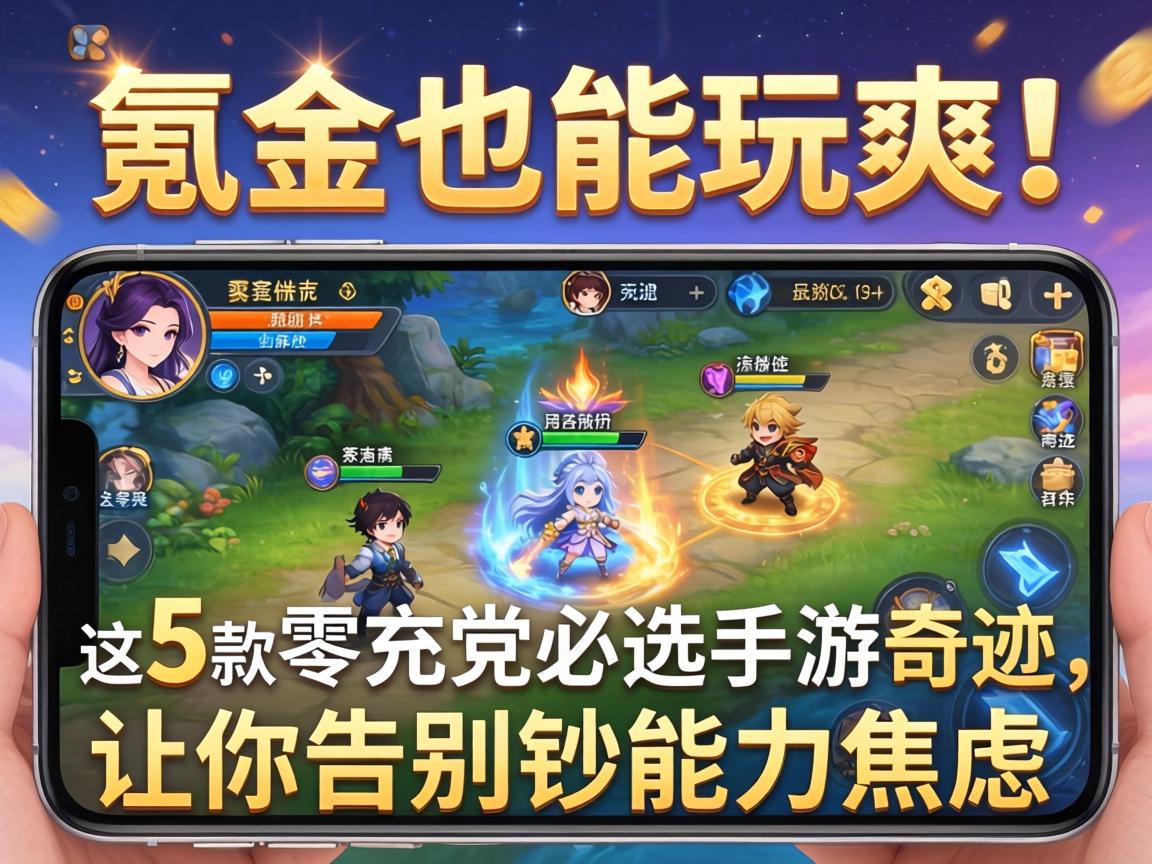 这5款零充党必选的手游奇迹