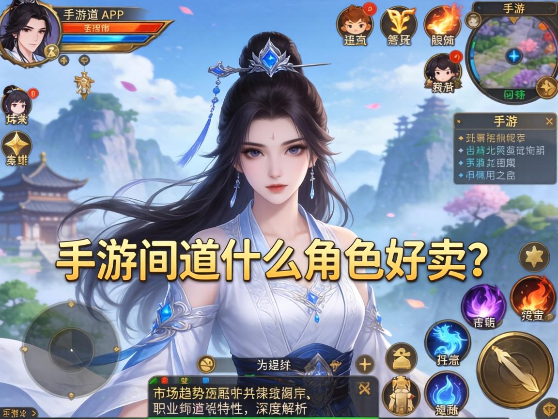手游问道什么角色好卖?从市场趋势到职业特性深度解析 从市场趋势到职业特性深度解析