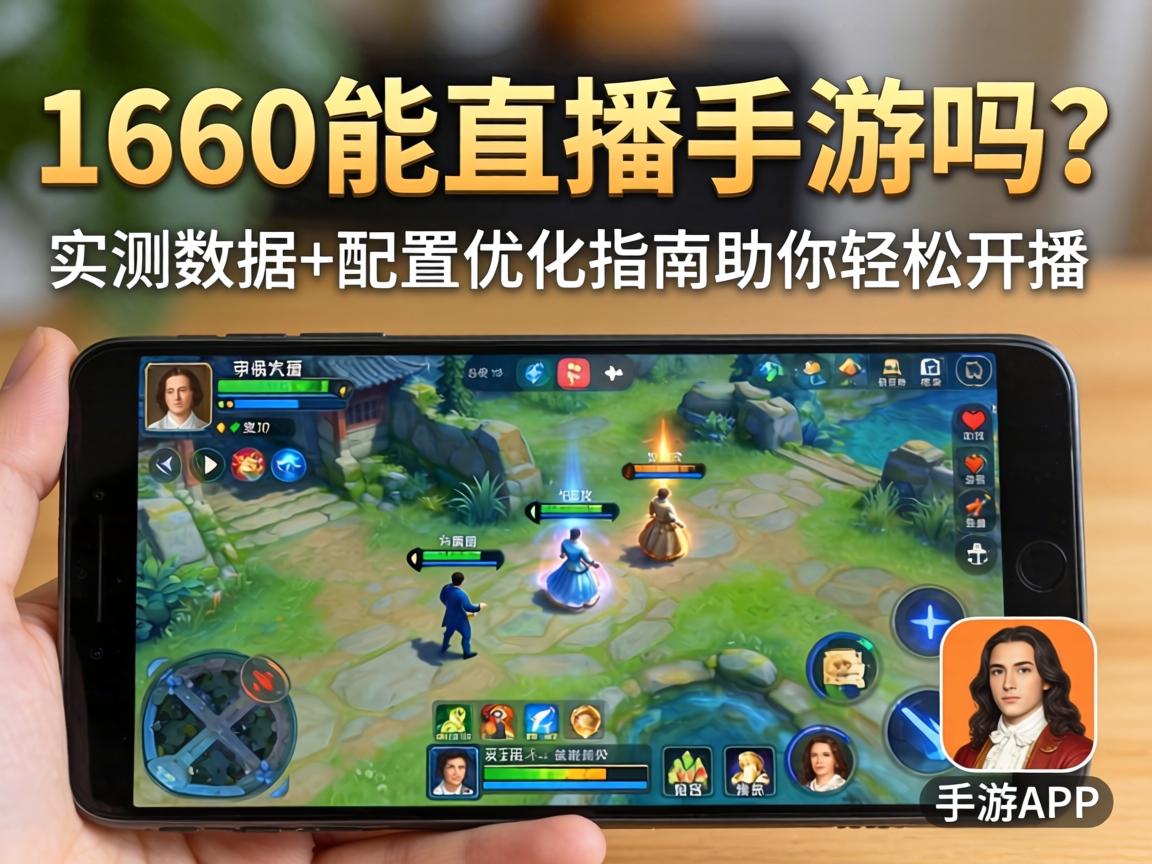 1660能直播手游吗?实测数据+配置优化指南助你轻松开播 配置优化指南助你轻松开播