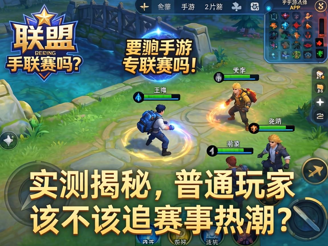 联盟手游有联赛吗?实测揭秘,普通玩家该不该追赛事热潮? 普通玩家该不该追赛事热潮