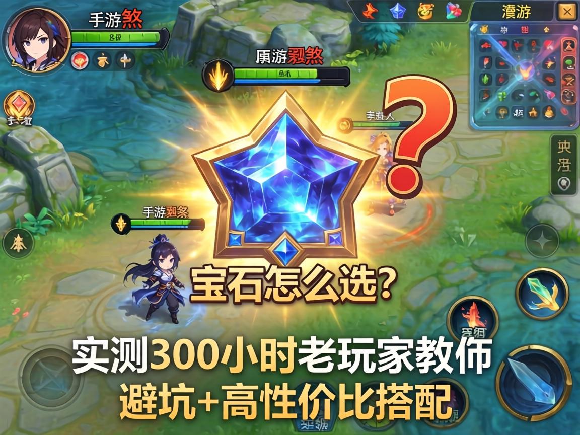 手游天煞宝石怎么选?实测300小时老玩家教你避坑+高性价比搭配 实测300小时老玩家教你避坑