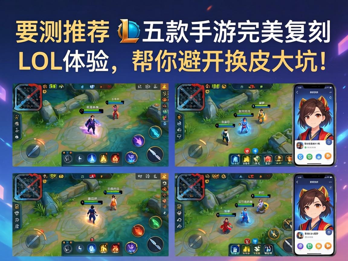 实测推荐,这五款手游完美复刻LOL体验,帮你避开换皮大坑! 这五款手游完美复刻LOL体验