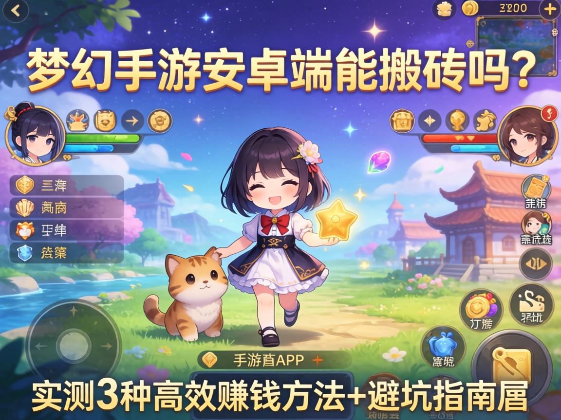 梦幻手游安卓端能搬砖吗
