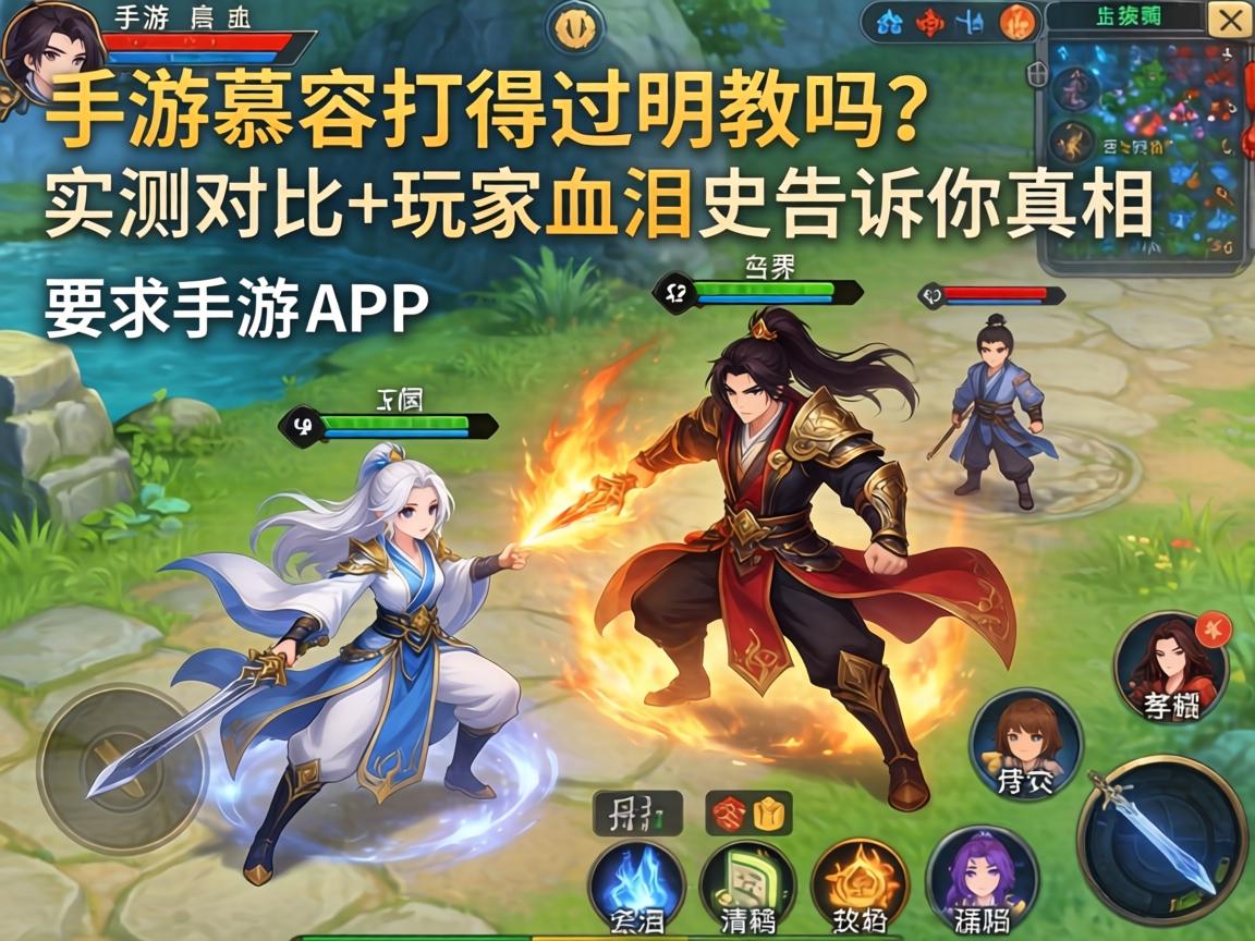 手游慕容打得过明教吗